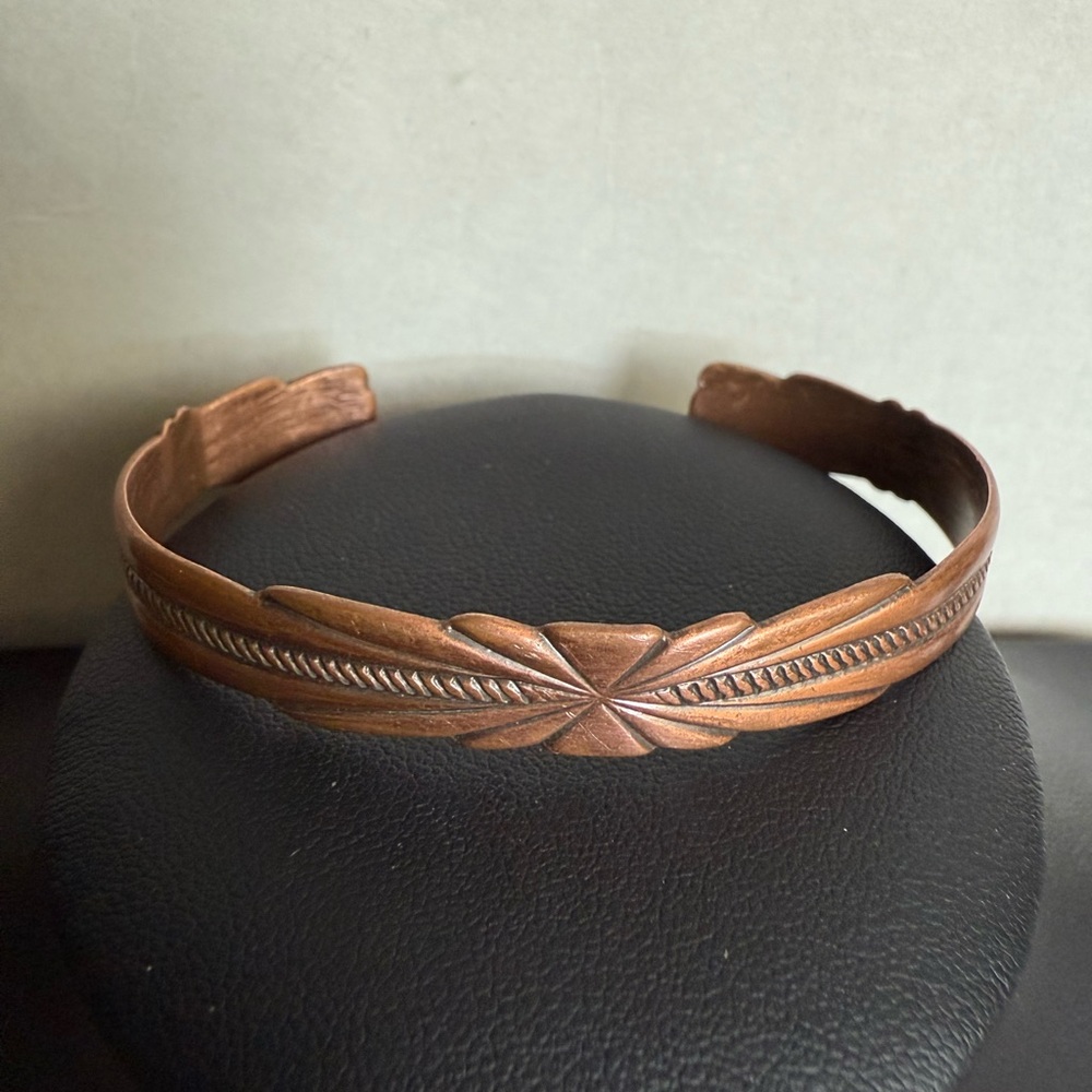 Solid Copper Unique Design Bracelet - image 4